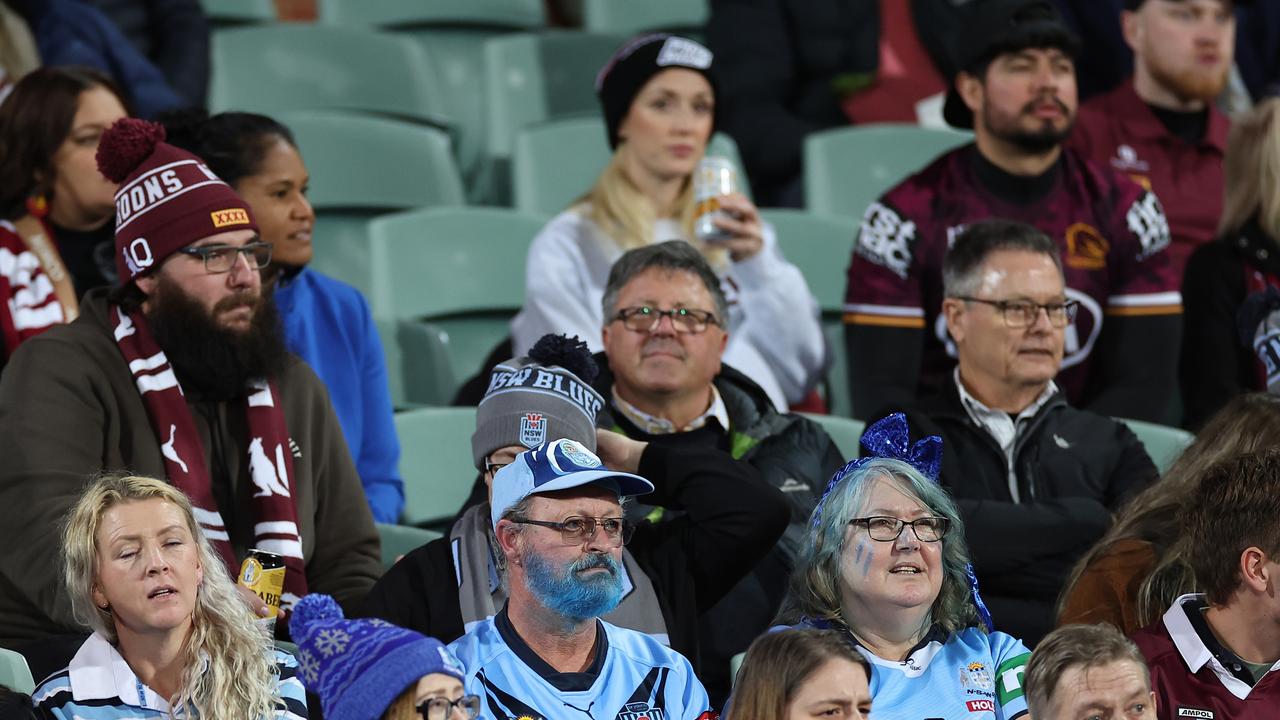 Seats free all over the place. (Photo by Cameron Spencer/Getty Images)