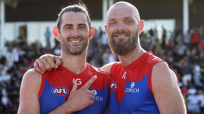 Can Brodie Grundy and Max Gawn succeed in the same side? Picture: Michael Klein