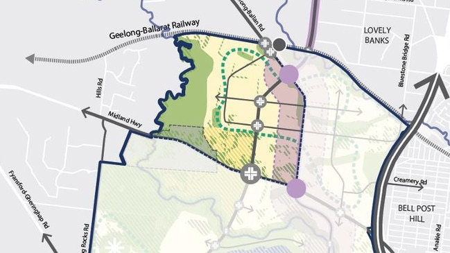 The Batesford North PSP area is the northernmost part of the Western Geelong Growth Area, which stretches to Fyansford.
