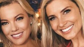 Ellie Aitken (left) with Hollie Nasser (right). Picture: Instagram