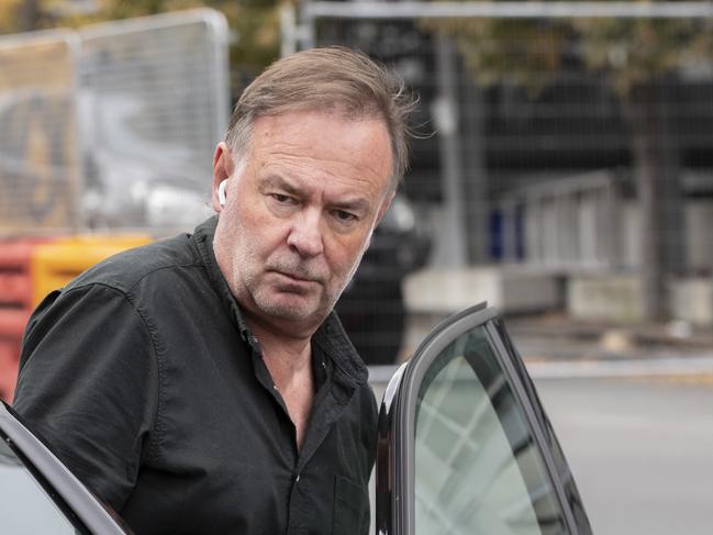 Gregory Geason leaves the Hobart Magistrates Court. Picture: Chris Kidd