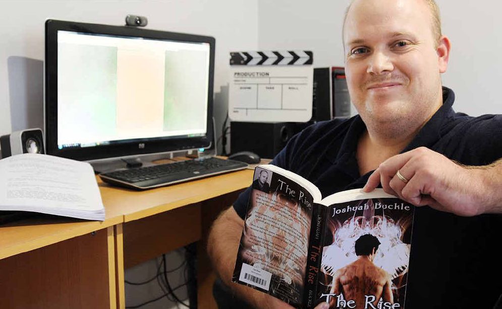 Hervey Bay’s Joshuah Buckle will be realeasing a new book soon and is working on a feature length script. Picture: Karleila Thomsen