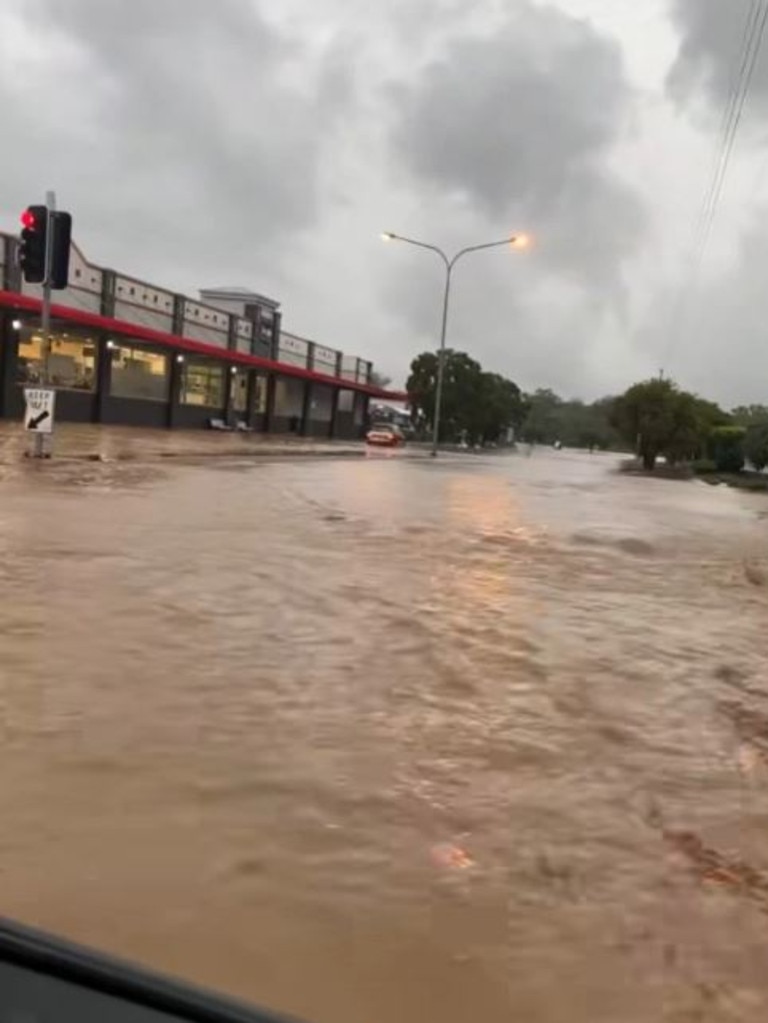 It follows 82mm falling in the city over a single hour on Monday afternoon. Picture: Facebook