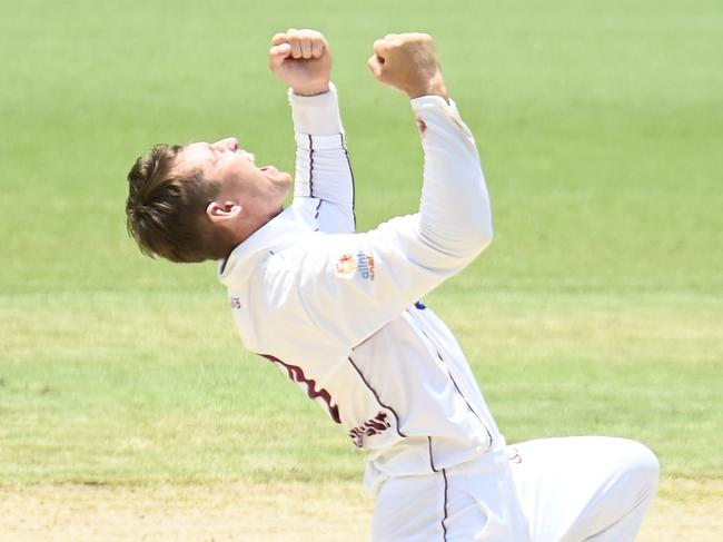 Labuschagne was thrilled. (Photo by Ian Hitchcock/Getty Images)