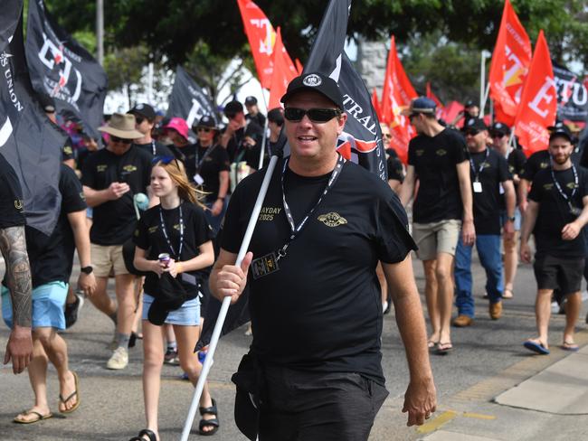 Townsville Labor Day March at Strand Park. Picture: Evan Morgan