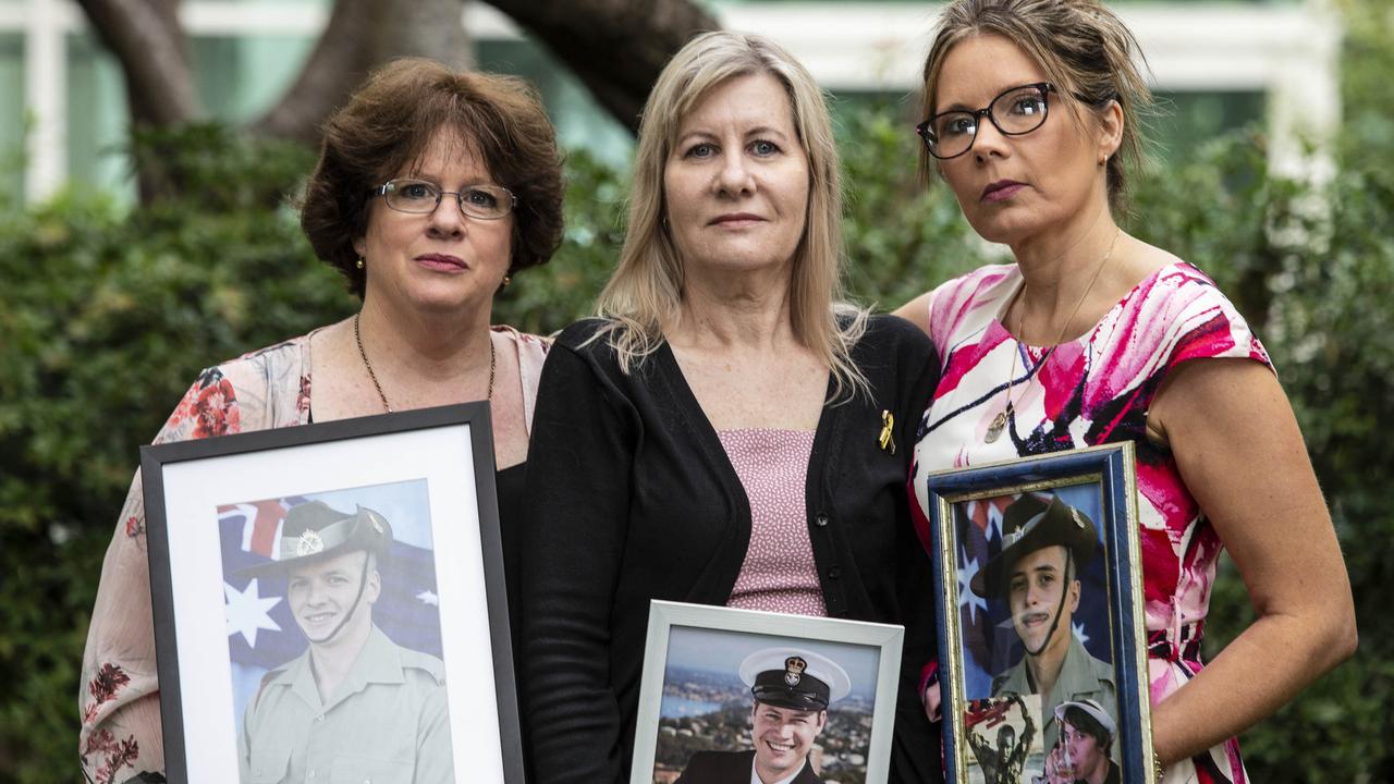 Colleen Pillen, Julie-Ann Finney and Nikki Jamieson lost their sons to suicide. Picture: Gary Ramage