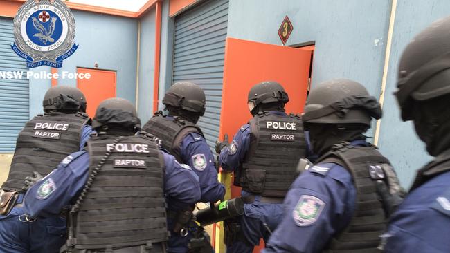 One of the raids that was carried out.