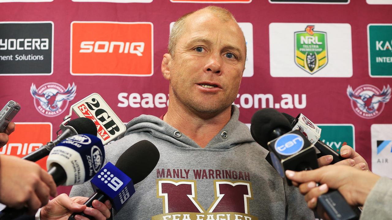 Former Manly coach Geoff Toovey would apply if the job became available again. Picture: Toby Zerna