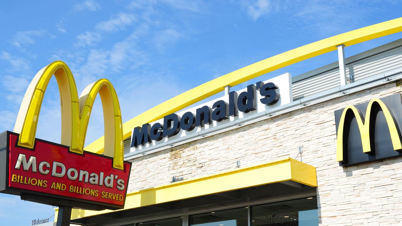 Macca’s profits are up 13 per cent worldwide. Picture: AFP/Karen Bleier