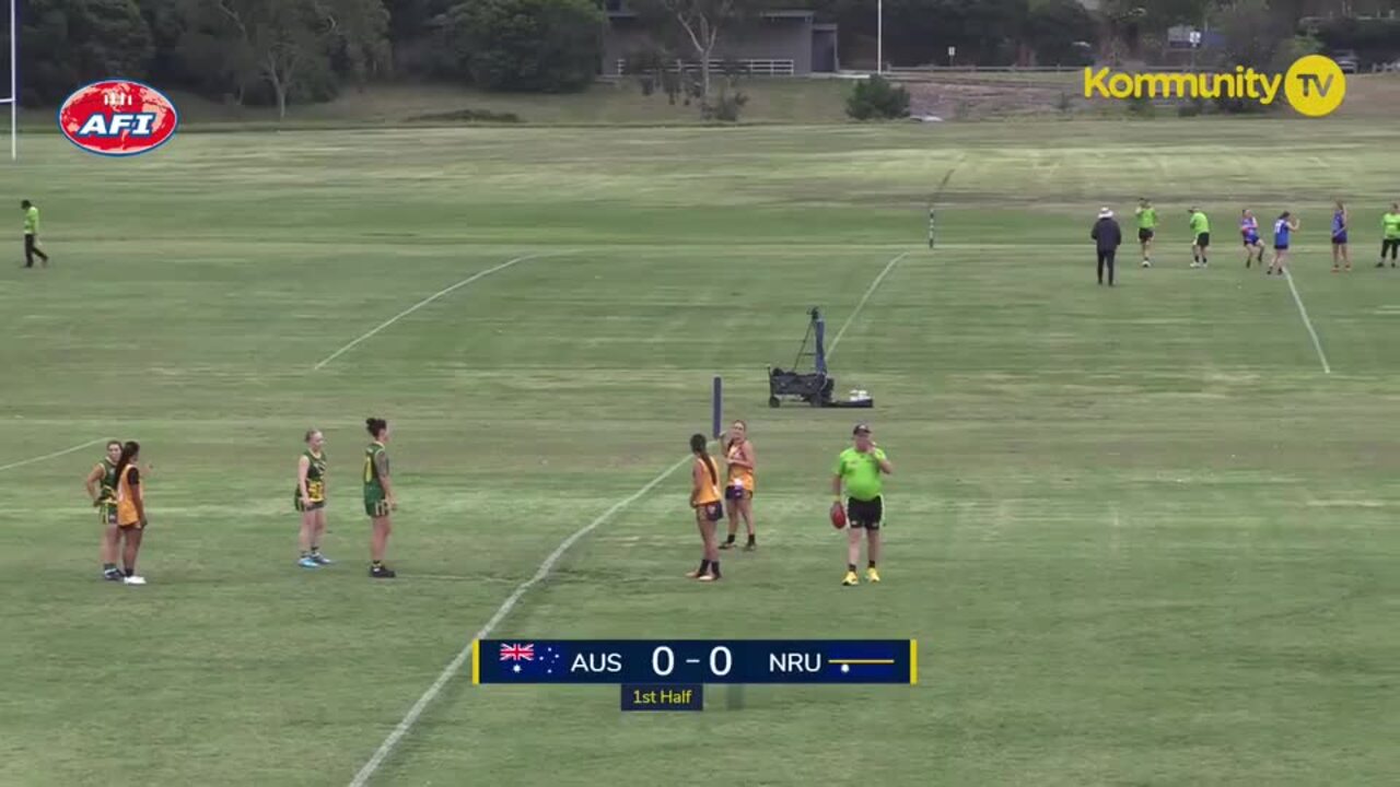 Replay: Australia v Nauru (Women) – 2025 AFI World 9s