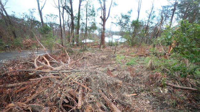 The Central Gippsland town of Mirboo North, in particular, sustained heavy damage in February. Picture: Yuri Kouzmin