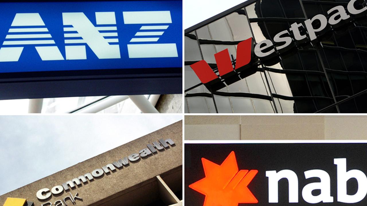 Composite image of Australia's 'big four' banks ANZ, Westpac, the Commonwealth Bank and the National Australia Bank. (AAP Image)