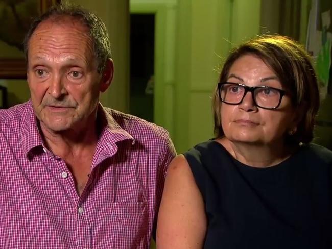 Tony and Antoinette. Picture: Channel 9