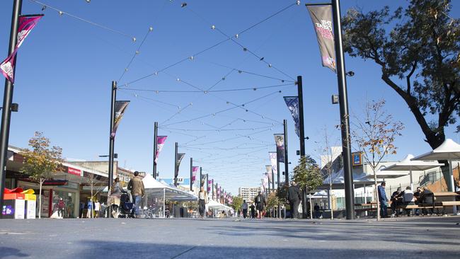 Three existing cameras at the mall were disconnected from the council’s network due to ongoing building works. Picture: Melvyn Knipe