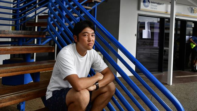 Hiroki Shibata said many students will have to leave Darwin. Picture: Darcy Fitzgerald