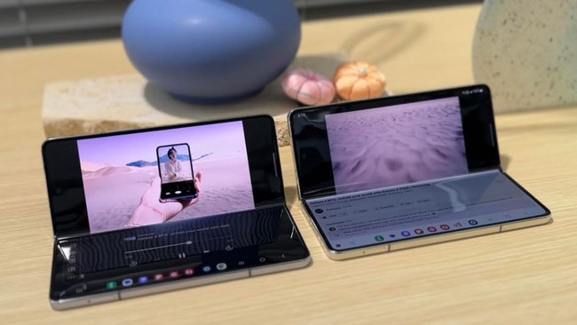 Samsung continues to double down on producing flip and folding phones. Picture: Elly Awesome