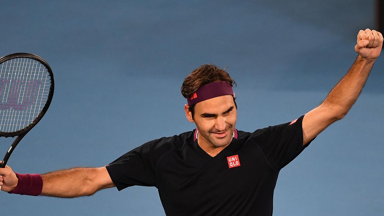 Switzerland's Roger Federer prevailed...just. Photo:William WEST / AFP)