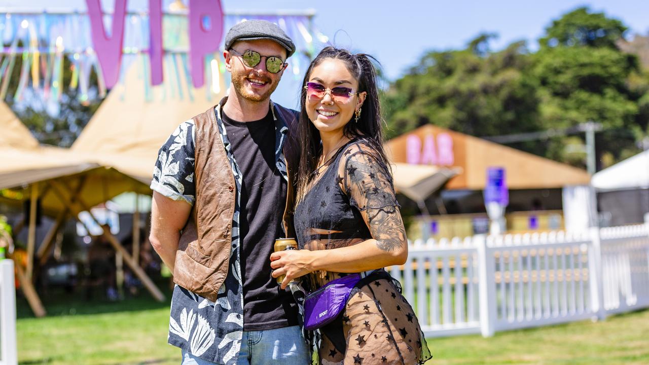 Haydays festival at Cornelian Bay on 27th December 2023. Jarrod Garwood and Shayne Franksombe from Launceston. Picture: Linda Higginson