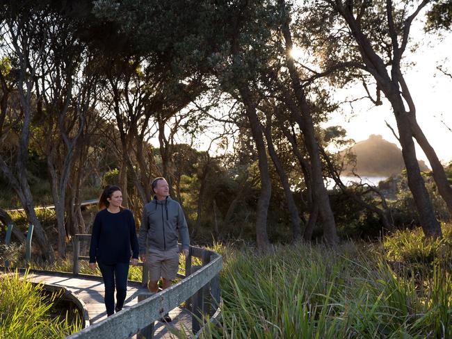 The Aragunnu Walking track in Mimosa Rocks National Park. Picture: Supplied/Destination NSW