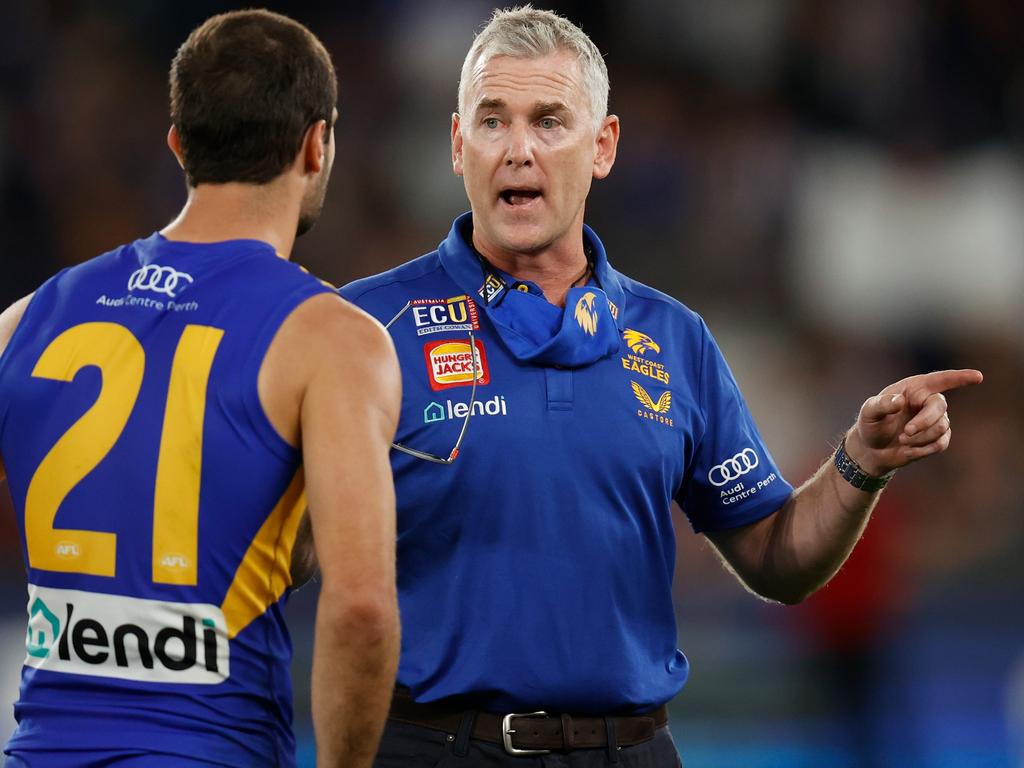 Adam Simpson’s depleted side was up for the fight. Picture: AFL Photos/Getty Images