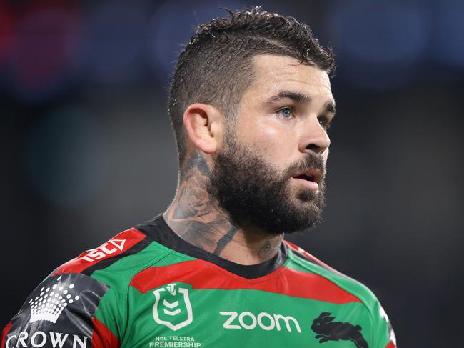 SYDNEY, AUSTRALIA - JUNE 19: Adam Reynolds of the Rabbitohs looks on during the round six NRL match between the South Sydney Rabbitohs and the New Zealand Warriors at Bankwest Stadium on June 19, 2020 in Sydney, Australia. (Photo by Mark Kolbe/Getty Images)