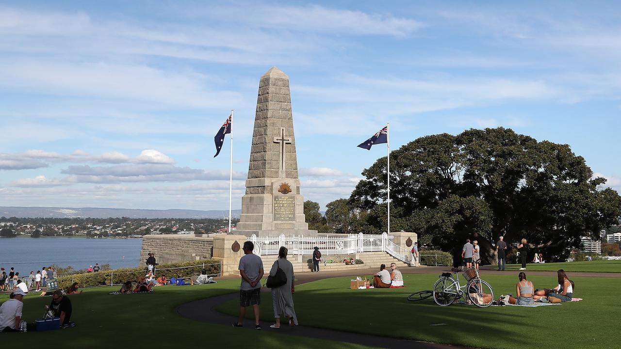 The State War Memorial in Perth’s Kings Park. Picture: Paul Kane/Getty Images