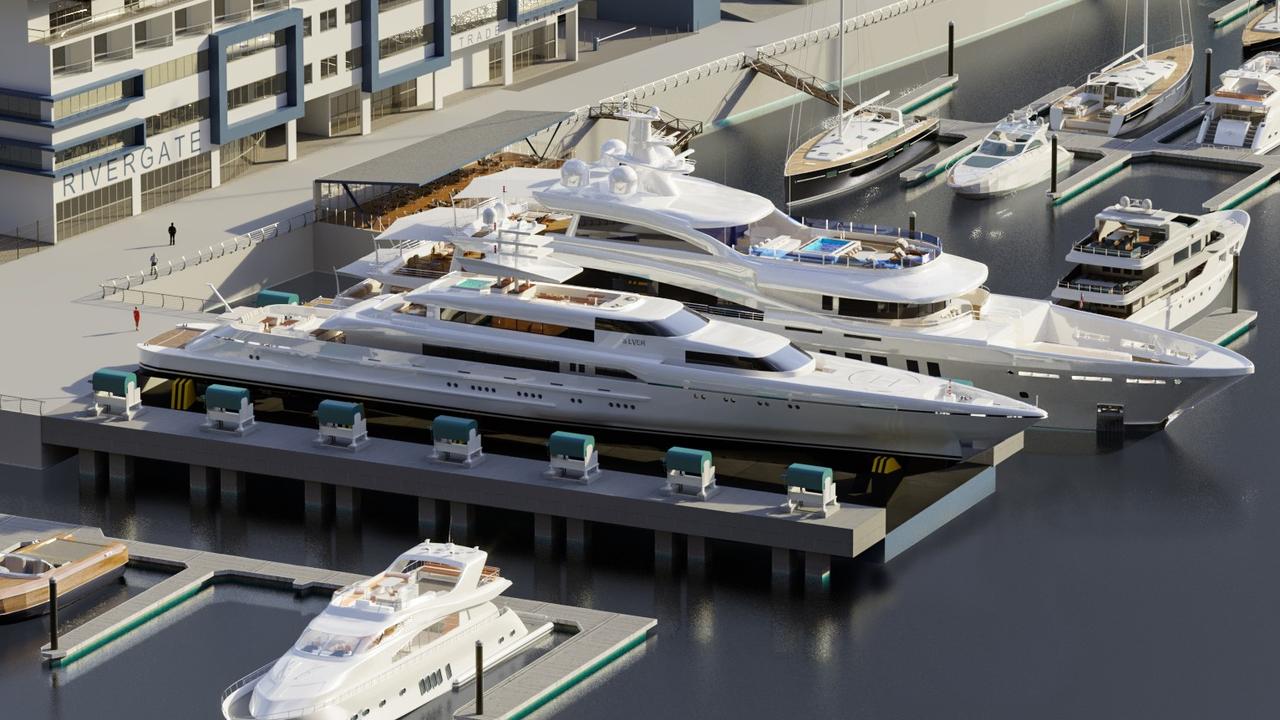 Artist's impression of the new superyacht facility.