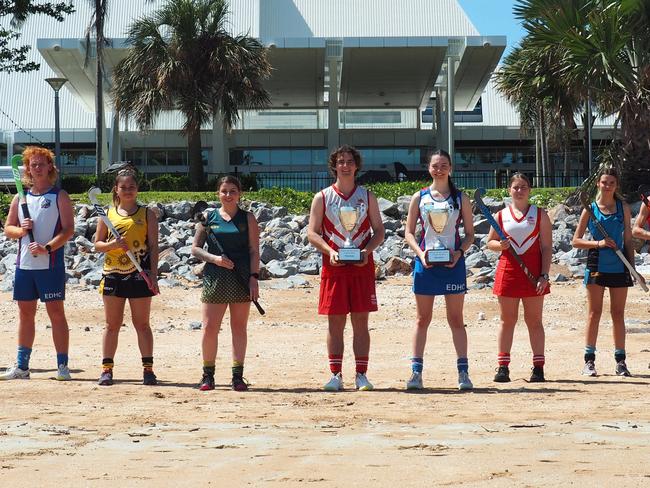 Young guns from every club at the 2024 TPL season launch at Mindil Beach, Saturday, May 5, 2024.  Picture: Hockey NT.