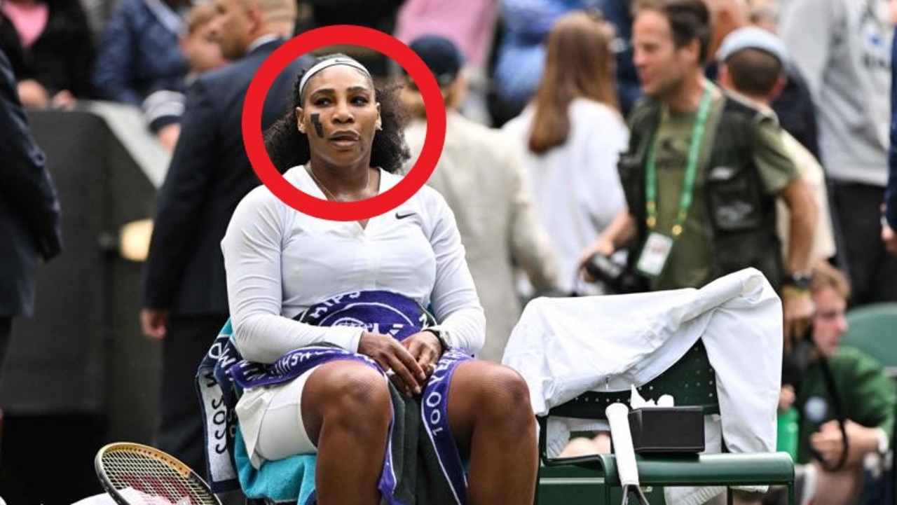 Wimbledon 2022: What was on Serena Williams' face vs Harmony Tan