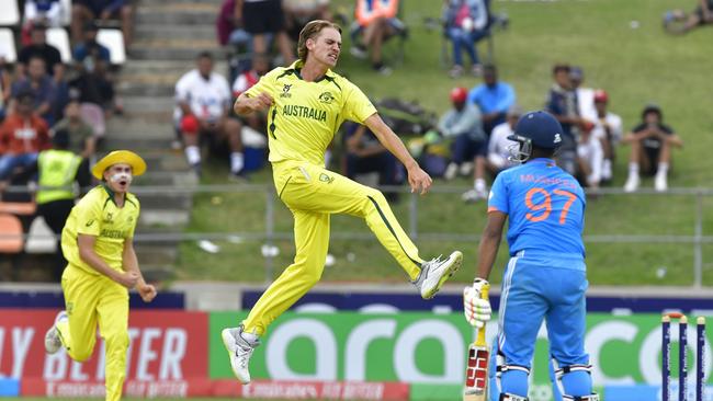 Mahli Beardman was a key cog in Australia’s win over India. Picture: Sydney Seshibedi/Gallo Images.