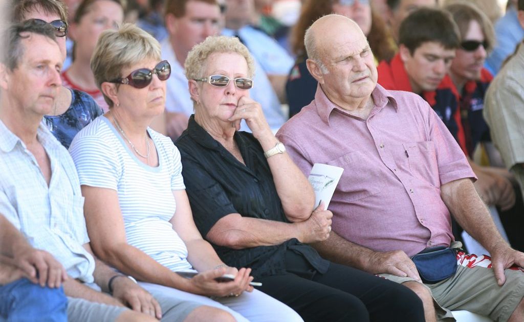 The crowd at the Gatton commemorative flood service at the Lockyer Valley Cultural Centre. Photo: Rob Williams / The Queensland Times. Picture: Rob Williams