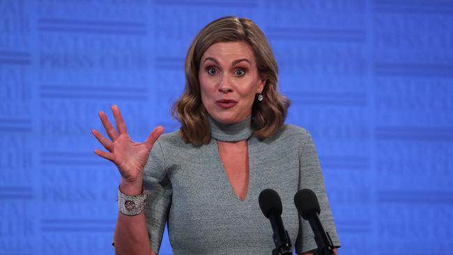 Australia's eSafety Commissioner Julie Inman Grant addresses the National Press Club. Picture: Supplied