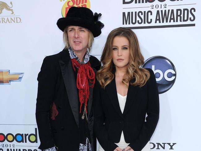 Lisa Marie Presley and ex-husband Michael Lockwood had a contentious divorce. Picture: AFP