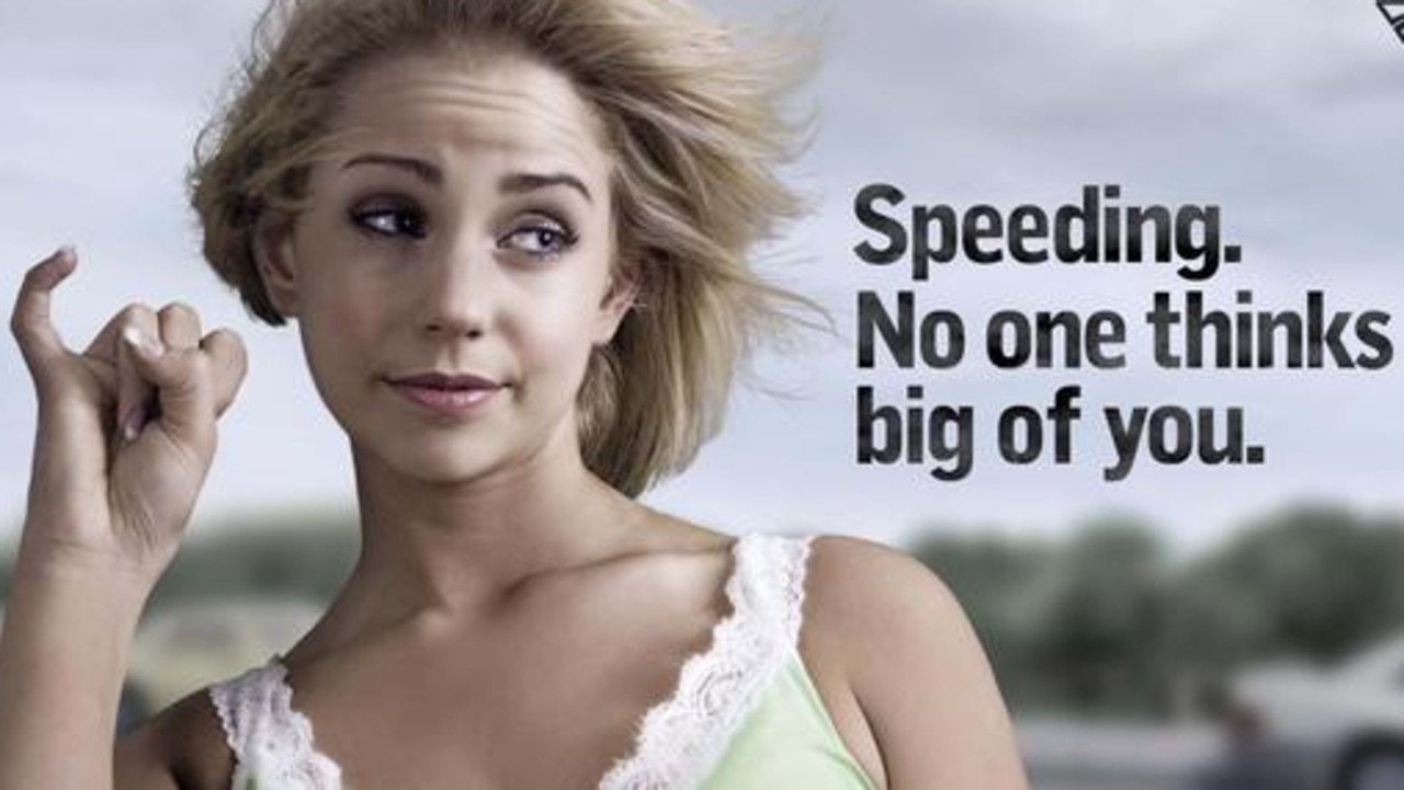 A successful NSW road safety campaign played to social stigma surrounding fast cars and poor driving.