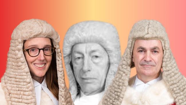 NSW Supreme Court judges Anna Mitchelmore, David Davies and Jeremy Kirk.