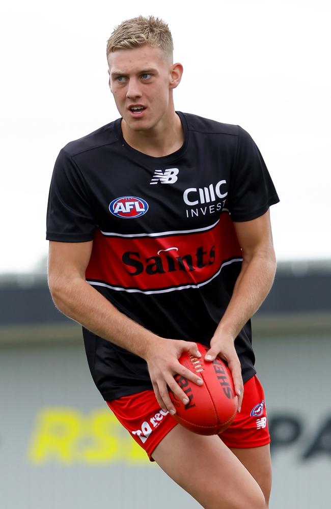 Youngster Arie Schoenmaker. Picture: Dylan Burns/AFL Photos