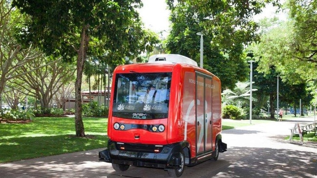 Driverless buses take off from Orion Lagoon.