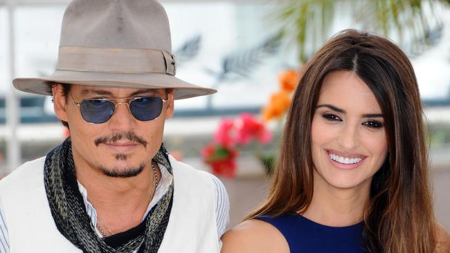 Penélope Cruz, who worked with Depp in 2001’s “Blow” and in the “Pirates of the Caribbean” franchise, said of her relationship with the actor, “our problem is that we cannot stop laughing”. Picture: Anthony Harvey/Getty Images