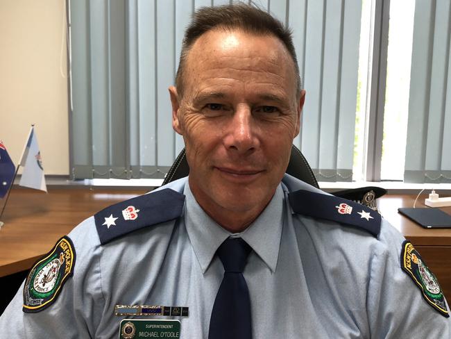 Bankstown Police Area Commander Superintendent Michael O'Toole. Picture: Lawrence Machado