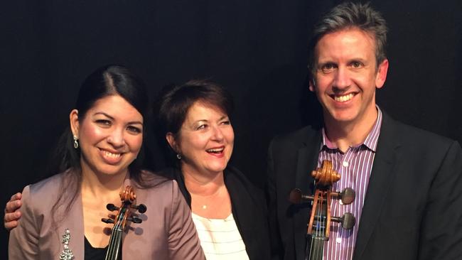 Natalie Chee, Kathryn Selby and Julian Smiles performed in the Tormented Souls concert.