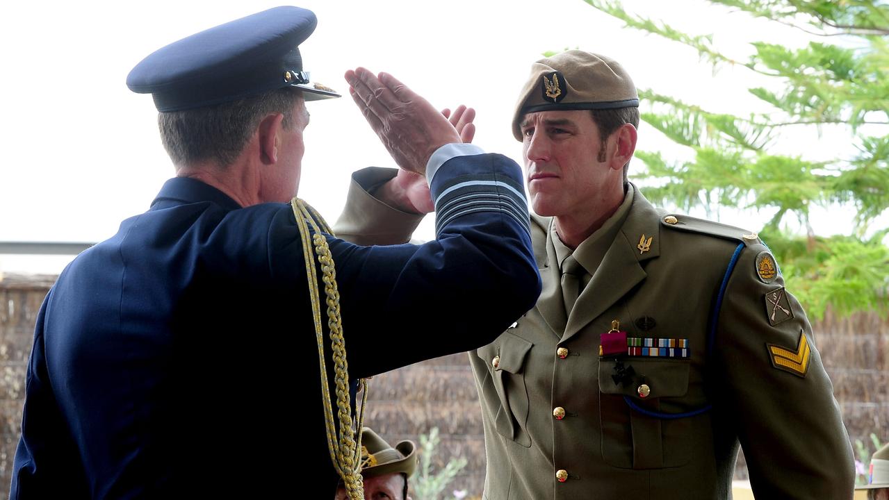 Mr Roberts-Smith has told the court his accolades and achievements ‘painted a target’ on him for other jealous soldiers. Picture: Department of Defence