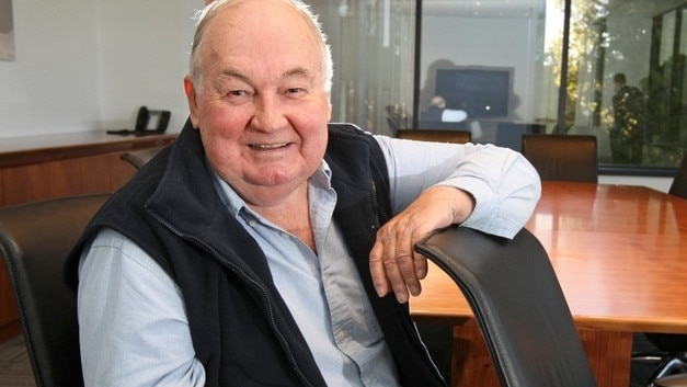 The building materials empire of the late Len Buckeridge, a Perth-based billionaire (pictured), is for sale.