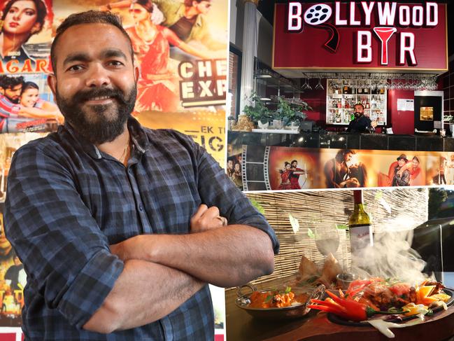 Bollywood Bar owner Will Patel in his new restaurant at Helensvale. Picture Glenn Hampson