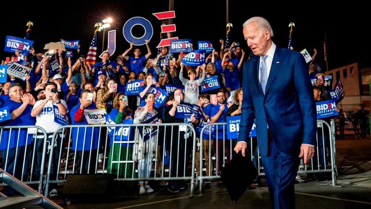 Stock market rallies after Biden bounce