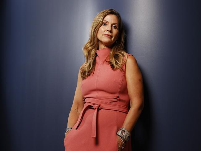 Australian eSafety commissioner Julie Inman Grant pictured in their office in Sydney. Picture: Jonathan Ng