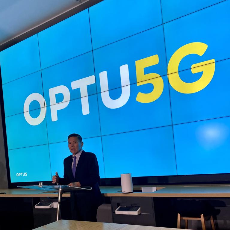 Optus CEO Allen Lew said the company was ‘all in’ on 5G