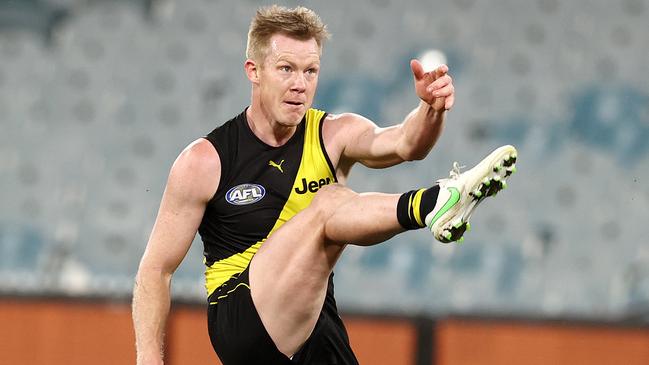 Jack Riewoldt kicked 51 goals in 2021. Picture: Michael Klein