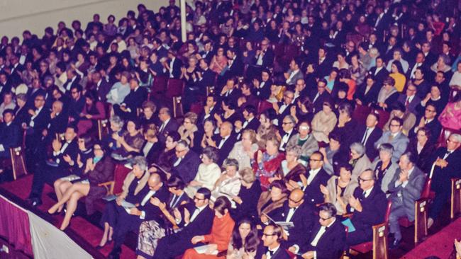 Her Majesty’s Theatre, packed for the first show in 1962.