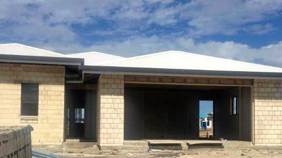 NOT FIXED: Photos of Tess Timewell&#39;s unfinished home built by Metro Builders. Picture: Contributed