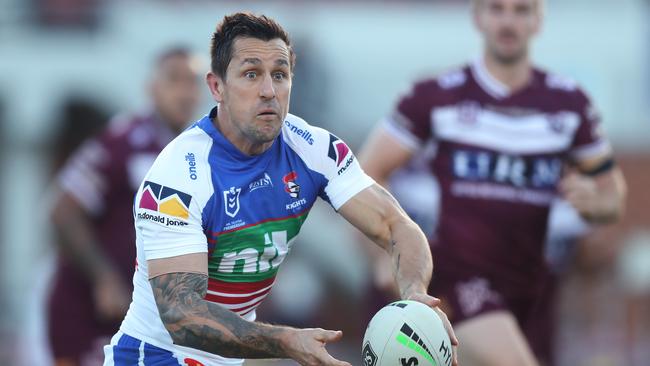 Mitchell Pearce is set to extend his contract to likely play out his career in Newcastle. Picture: Brett Costello